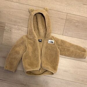 The North Face Kids Teddy Fleece Hoodie - Tan